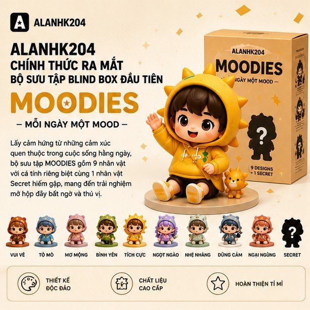 ALANHK204 Chính Thức Ra Mắt Bộ Sưu Tập Blind Box