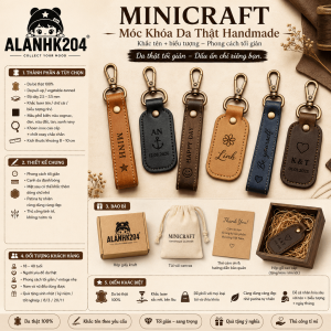 MINICRAFT – Móc Khóa Da